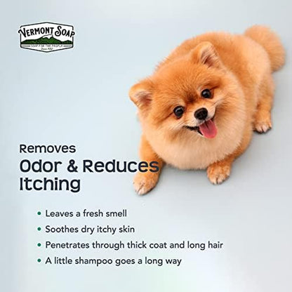 Organics Pet Shampoo - Infused with Organic & Natural Olive Oil, Coconut & Aloe Vera Dog Shampoo for Sensitive Skin - USDA Certified Grooming Pet Shampoo - Original Citrus (64Oz)